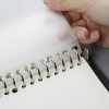 12PCS Convenient Clear PVC A5 A6 A7 Binder Pockets Clear Zipper Folders For 6-Ring Notebook Binder Files Reports Binder - Image 5