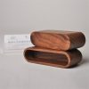 1Pc Wooden Business Card Holders Note Holder Display Device Card Stand Holder Office Supplies Stationery Accessories Organizer - Image 2