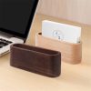 1Pc Wooden Business Card Holders Note Holder Display Device Card Stand Holder Office Supplies Stationery Accessories Organizer