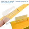 60 PCs File Folder Tabs Hanging File Folder Labels with Blank Inserts 2 Inches Plastic Tabs for Folders Quick Identification - Image 2