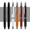 MAJOHN A1 Press Fountain Pen Retractable Extra Fine Nib 0.4mm Metal Ink Pen with Converter for Writing new color - Image 5